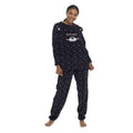 Schwarz - Front - Foxbury - Pyjama Set für Damen Panda Twosie