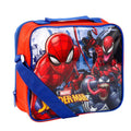Rot - Back - Spider-Man - Pausenbrot-Tasche und Wasserflasche für Kinder