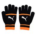 Schwarz-Orange - Front - Puma - Damen Mit Streifen - Handschuhe