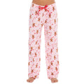 Rosa - Front - Slumber Party - Pyjamahose für Frauen Weihnachten Gingerbread