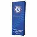 Blau - Back - Chelsea FC - Schlüsselring Flaschenöffner mit Taschenlampe