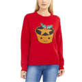 Rot - Side - Brave Soul - Pullover für Damen - weihnachtliches Design