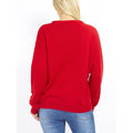Rot - Lifestyle - Brave Soul - Pullover für Damen - weihnachtliches Design