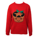 Rot - Front - Brave Soul - Pullover für Damen - weihnachtliches Design