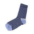 Blau - Back - Timberland Damen Socken mit Merinowolle, gestreift