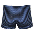 Blau - Side - Tom Franks Jersey-Boxershorts, gemustert, 3er-Pack