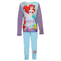 Violett-Blau - Front - Disney Mädchen Schlafanzug mit Arielle-Motiv