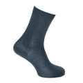 Braun-Marineblau-Gelb-Violett-Grün-Koralle - Lifestyle - Unelastische Socken Thermisches Material für Damen (6er-Pack)