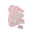 Pink - Front - Nursery Time - "Love" Geschenk-Set für Baby (5er-Pack)