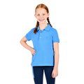 Wasserblau - Front - Dublin - "Darcy" Poloshirt für Kinder kurzärmlig