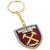 Front - West Ham United FC -Emaille Schlüsselanhänger Wappen