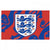 Front - England FA - Fahne, Wappen
