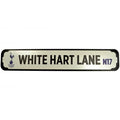 Schwarz-Silber - Front - Tottenham Hotspur FC - Tafel "Deluxe White Hart Lane N17"