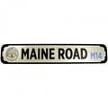Front - Manchester City FC - Tafel "Deluxe Maine Road M14", Metall