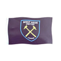 Front - West Ham FC offizielle Fußball Bullseye Flagge