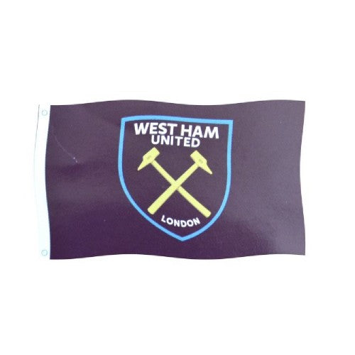 Front - West Ham FC offizielle Fußball Bullseye Flagge