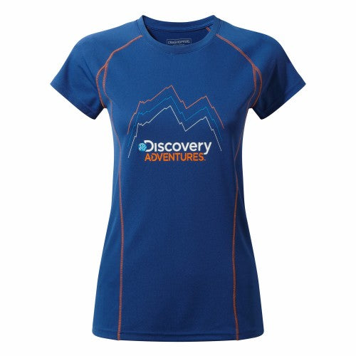 Front - Craghoppers Damen Discovery Adventures leichtes Kurzarm T-Shirt