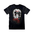 Front - Friday The 13th Erwachsene Unisex Masken Design T-Shirt