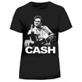 Front - Johnny Cash Unisex Finger Design T-Shirt