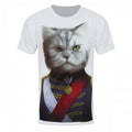 Front - Grindstore Herren T-Shirt Admiral Whiskers