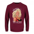 Front - Grindstore - "Shantay You Sleigh" Pullover für Herren - weihnachtliches Design