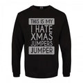 Front - Grindstore - "This Is My I Hate Xmas Jumpers" Pullover für Herren/Damen Unisex - weihnachtliches Design