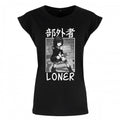Front - Tokyo Spirit - "Loner" T-Shirt für Damen