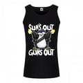 Front - Psycho Penguin - "Sun's Out Guns Out" Top für Herren