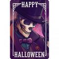 Front - Greet Tin Card - Tafel "Happy Halloween"