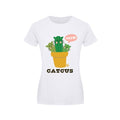 Front - Pop Factory - "Catcus" T-Shirt für Damen