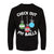 Front - Pop Factory - "Check Out My Balls" Pullover für Herren - weihnachtliches Design