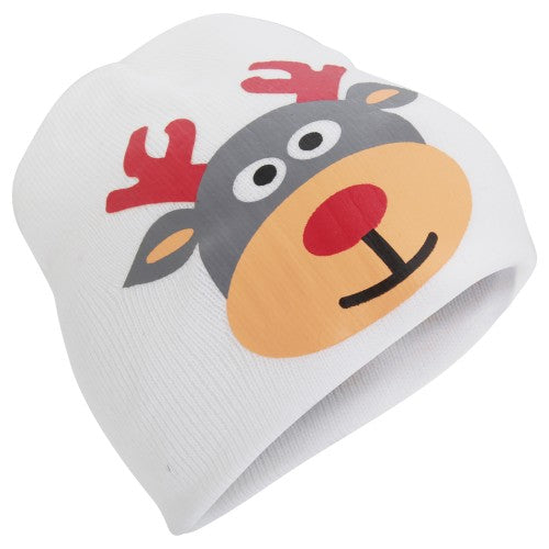 Front - ProClimate Kinder Winter Mütze mit winterlichem Design