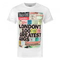 Front - Time Out Herren Londons 100 Greatest Gigs T-Shirt