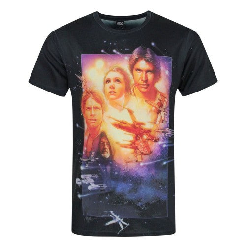 Front - Star Wars Herren A New Hope Sublimation T-Shirt