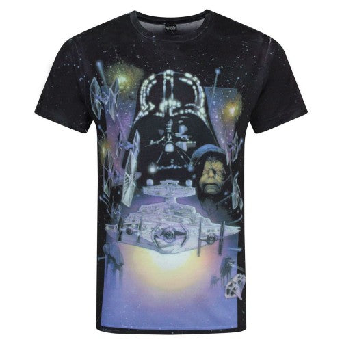 Front - Star Wars Herren Empire Strikes Back Sublimation T-Shirt