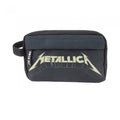 Front - Rock Sax Offizieller Unisex Metallica Logo Waschbeutel