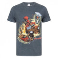 Front - Marvel Deadpool Herren 4x4 T-Shirt