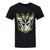 Front - Transformers offizielles Herren Decepticon Metallic Logo T-Shirt