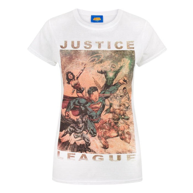 Front - Justice League Damen T-Shirt