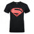 Front - Superman offizielles Herren Man Of Steel Red Logo T-Shirt
