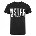 Front - The Flash - "TV Star Laboratories" T-Shirt für Herren