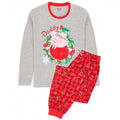 Front - Peppa Pig - Schlafanzug für Herren - weihnachtliches Design