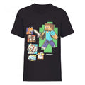 Front - Minecraft Kinder Steve und Freunde T-Shirt