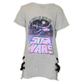Front - Star Wars - "May The Force Be With You" T-Shirt für Mädchen