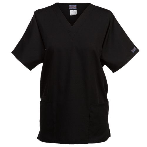 Front - Cherokee Damen Mediziner-Oberteil mit V-Ausschnitt / Medizin Arbeitskleidung