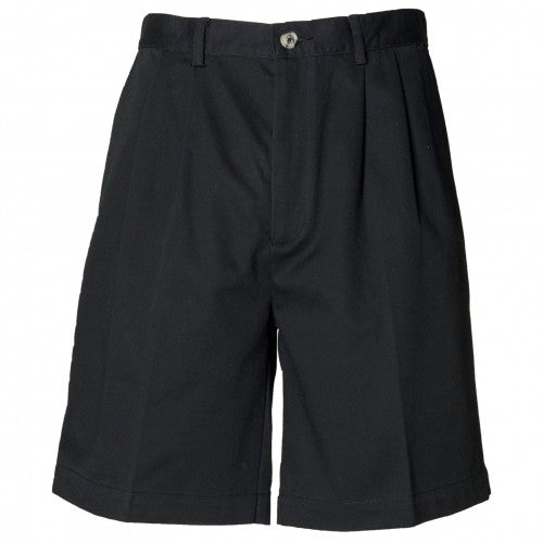 Front - Henbury Teflon® Chino-Shorts / Arbeits-Shorts, fleckenabweisend