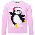 Front - Weihnachtspullover Kinder Pinguin (2 Stück/Packung)