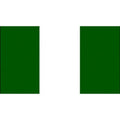 Front - Länderflagge / Fahne / Flagge Nigeria, 152 x 91 cm