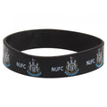 Front - Newcastle United FC Gummi Armband mit Club Wappen