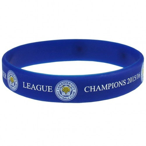 Front - Leicester City FC offizielles Champions Silikon-Armband